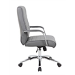 Pemberly Row Contemporary Modern Executive Conference Chair in Grey