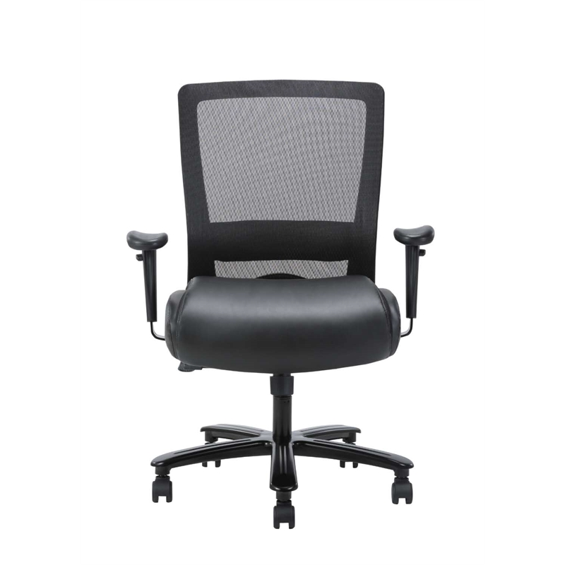 Pemberly Row Contemporary Heavy Duty Big & Tall Mesh Desk Chair (400lb)