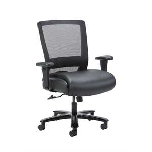 Pemberly Row Contemporary Heavy Duty Big & Tall Mesh Desk Chair (400lb)