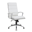 Pemberly Row Contemporary Executive Chair with Metal Chrome Finish
