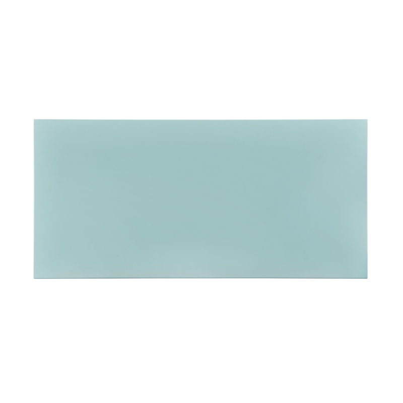 Pemberly Row Contemporary Lift Top Stand Up Wood Desk in Turquoise Blue