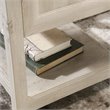 Pemberly Row Engineered Wood L-Shaped Desk in Chalked Chestnut