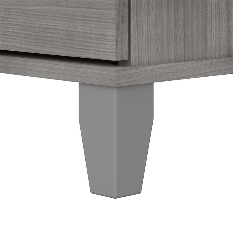 Pemberly Row 2 Drawer Lateral File Cabinet in Platinum Gray - Engineered Wood