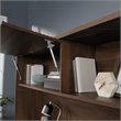 Pemberly Row Contemporary Engineered Wood Desk Hutch in Spiced Mahogany