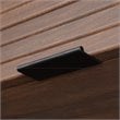 Pemberly Row Contemporary Engineered Wood Desk Hutch in Spiced Mahogany