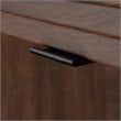 Pemberly Row Contemporary Engineered Wood Desk Hutch in Spiced Mahogany