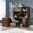 Pemberly Row Contemporary Engineered Wood Desk Hutch in Spiced Mahogany