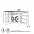 Pemberly Row Modern Wood Tall TV Stand for TVs up to 65