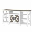 Pemberly Row Modern Wood Tall TV Stand for TVs up to 65