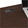 Pemberly Row 60W L Shaped Computer Desk in Modern Walnut - Engineered Wood