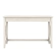 Pemberly Row Farmhouse Engineered Wood Writing Desk in Line White Oak
