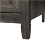 Pemberly Row 2 Drawers Farmhouse Wood Lateral File Cabinet in Gray
