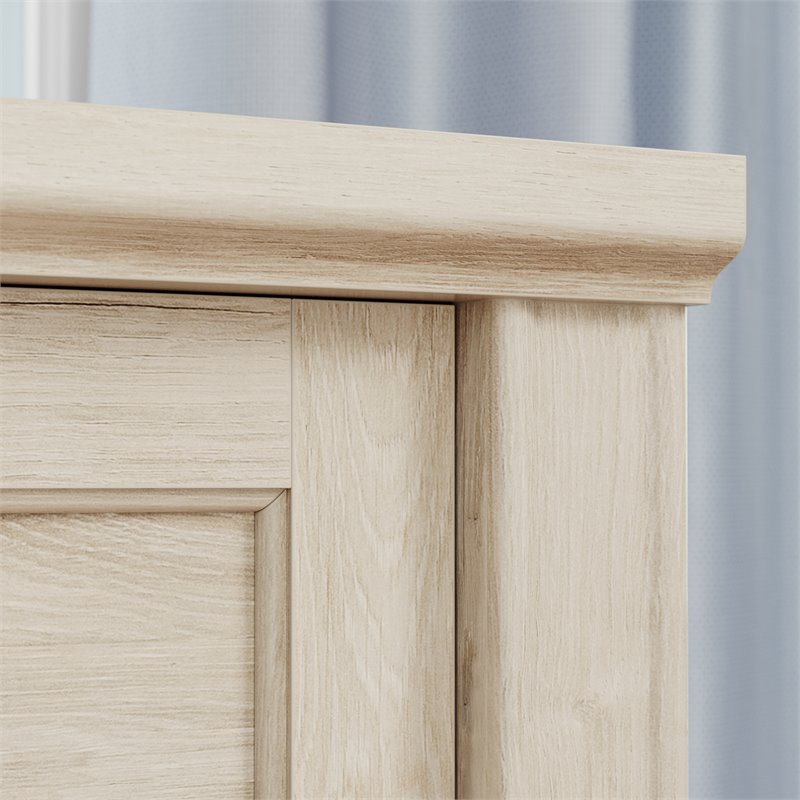 Pemberly Row Engineered Wood Lateral File Cabinet in Chalk Oak