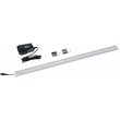 Pemberly Row Metal/Glass LED Lighting Accessory KIT in Unfinished/Clear