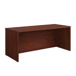 Pemberly Row 72&quot x 30&quot Engineered Wood Desk Shell in Classic Cherry