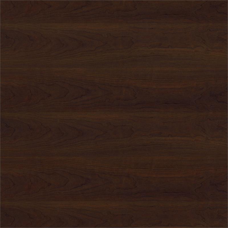 Pemberly Row Small 2 Shelf Bookcase in Bing Cherry - Engineered Wood