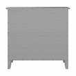 Pemberly Row Small 2 Shelf Bookcase in Cape Cod Gray - Engineered Wood