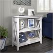 Pemberly Row Small 2 Shelf Bookcase in Pure White Oak - Engineered Wood