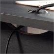 Pemberly Row L-shaped Traditional Engineered Wood Computer Desk in Raven Oak