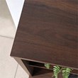 Pemberly Row Contemporary Engineered Wood Desk Hutch in Spiced Mahogany