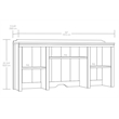 Pemberly Row Engineered Wood 54