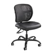 Pemberly Row Intensive Use Mesh Task Office Chair in Black Vinyl