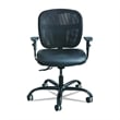 Pemberly Row Intensive Use Mesh Task Office Chair in Black Vinyl