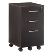 Pemberly Row Modern / Contemporary Pedestal (Box-Box-File) in Mocha