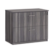 Pemberly Row Contemporary Lateral File (File-File) in Gray Steel