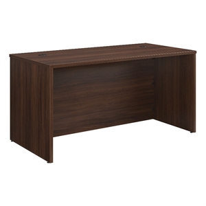 Pemberly Row Contemporary 60x30&quot Engineered Wood Desk in Noble Elm/Brown