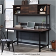Pemberly Row Engineered Wood and Metal Large Hutch in Barrel Oak