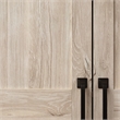 Pemberly Row Engineered Wood 2-Door Storage Cabinet in Chalk Oak