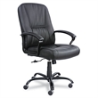 Pemberly Row High Back Big and Tall Office Chair in Black Leather