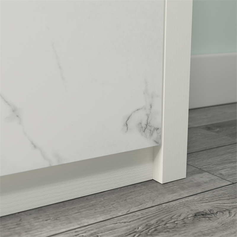 Pemberly Row Contemporary Engineered Wood Lateral File in Pearl Oak