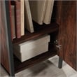 Pemberly Row Contemporary Engineered Wood and Metal Desk in Rich Walnut