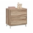 Pemberly Row Circle Engineered Wood Lateral File in Kiln Acacia / Brown Finish