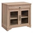 Pemberly Row Contemporary Engineered Wood Library Base in Brushed Oak