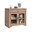 Pemberly Row Contemporary Engineered Wood Library Base in Brushed Oak