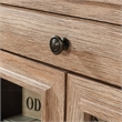 Pemberly Row Contemporary Engineered Wood Library Base in Brushed Oak