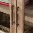 Pemberly Row Contemporary Engineered Wood Library Base in Brushed Oak