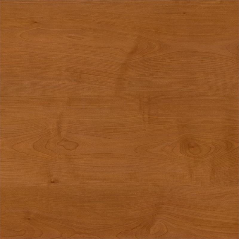 Pemberly Row Engineered Wood Tall 5 Shelf Bookcase in Natural Cherry (Set of 2)