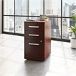 Pemberly Row Engineered Wood 3-Drawer Mobile Filing Cabinet in Classic Cherry