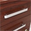 Pemberly Row Engineered Wood 3-Drawer Mobile Filing Cabinet in Classic Cherry