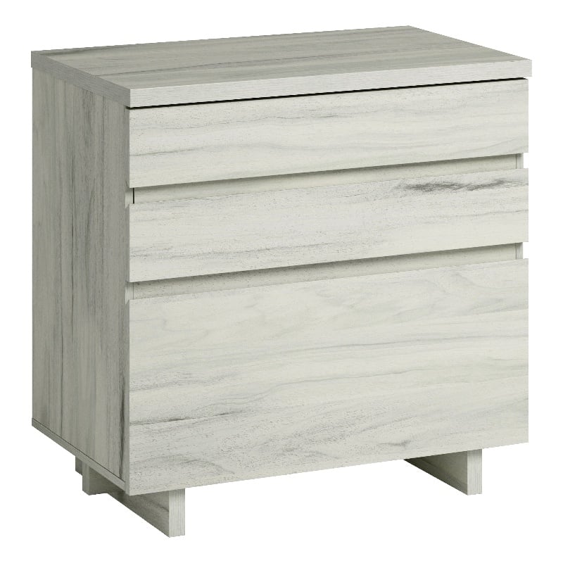 Pemberly Row Engineered Wood Lateral File in Haze Acacia/Natural Finish