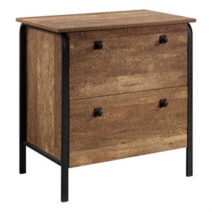 Pemberly Row Contemporary Engineered Wood Lateral File in Etched Oak