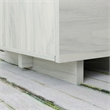 Pemberly Row Engineered Wood Desk in Haze Acacia/Natural Finish