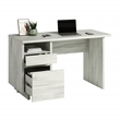 Pemberly Row Engineered Wood Desk in Haze Acacia/Natural Finish