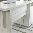 Pemberly Row Engineered Wood Desk in Haze Acacia/Natural Finish