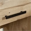 Pemberly Row Engineered Wood L-Shaped Home Office Desk in Prime Oak