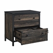 Pemberly Row Engineered Wood/Metal Lateral File in Carbon Oak
